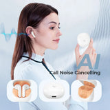 Casti wireless Havit (TW931), Bluetooth 5.4, Half in-ear, Microfon, TWS, ENC, Type-C, 300mAh, alb