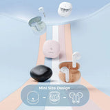 Casti wireless Havit (TW931), Bluetooth 5.4, Half in-ear, Microfon, TWS, ENC, Type-C, 300mAh, alb