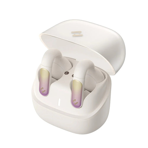 Casti wireless Havit (TW980), pentru Sport, Open-ear Clip, cu Microfon, Bluetooth 5.3, TWS, USB-C, 400mAh, bej