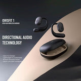 Casti wireless Havit (OWS914), cu Microfon, Bluetooth 5.3, True Wireless Stereo, ENC, USB-C, 500mAh, negru