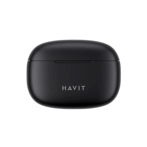 Casti wireless Havit (TW967 Pro), cu Microfon, Bluetooth 5.3, True Wireless Stereo, Type-C, 300mAh, negru