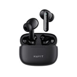 Casti wireless Havit (TW967 Pro), cu Microfon, Bluetooth 5.3, True Wireless Stereo, Type-C, 300mAh, negru