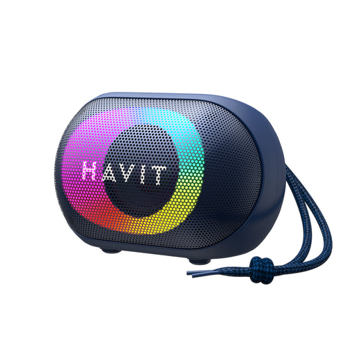 Boxa portabila Havit (SK885BT), Type-C, Bluetooth 5.3, TWS, TF, FM, AUX, USB, Hands-Free Calls, 1800mAh, albastru