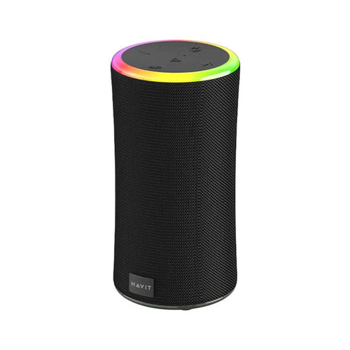 Boxa portabila Havit (SK833BT), Type-C, Bluetooth 5.3, TWS, TF, USB, Hands-Free Calls, Lumini RGB, IPX6, 4000mAh, negru