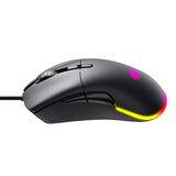 Mouse wireless Havit Wired Gaming Mouse (MS954), 800/1600/2400/3200/6400/12000 DPI, 1.6m, 5V, negru