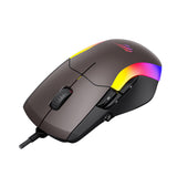 Mouse wireless Havit Wired Gaming Mouse (MS959S), cu Lumini RGB, 1200/2400/3200/4800/6400/8000 DPI, 1.6m, 5V, maro