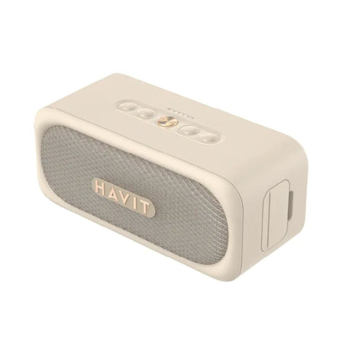 Boxa portabila Havit (SK905BT), Type-C, Bluetooth 5.3, TWS, TF, AUX, Hands-Free Call, IPX7, 2000mAh, bej
