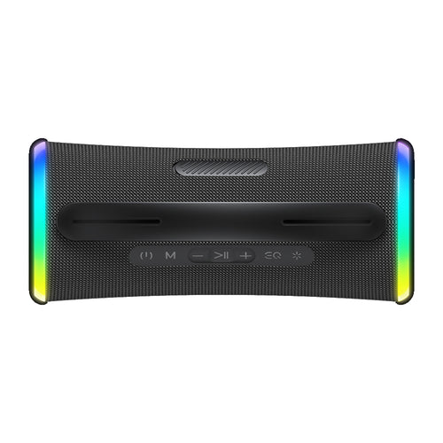 Boxa portabila Havit (SK834BT), Type-C, Bluetooth 5.3, TWS, TF, FM, USB, Lumini RGB, IPX6, 4000mAh, negru