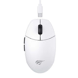 Mouse wireless Havit Wireless Gaming Mouse (MS1039W), 2.4GHz, 800/1400/2200/2800/6400/7400DPI, 500mAh, alb