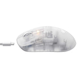 Mouse wireless Havit Wireless Gaming Mouse (MS970WB Pro), 2.4GHz, 800/1600/2400/3200/6400/12000 DPI, 300mAh, alb;transparenta