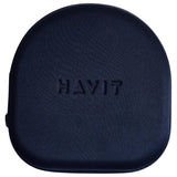 Casti wireless Havit (H655BT Pro), cu Carcasa, Bluetooth 5.3, ANC, Multipoint, Hi-Res, 700mAh, albastru