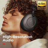 Casti wireless Havit (H655BT), On-ear, Bluetooth 5.3, Hybrid Active Nosie Cancelling, 700mAh, Pliabil, USB-C, negru