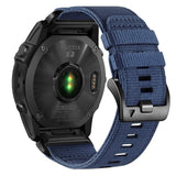 Curea pentru Garmin Instinct 2S Solar, Techsuit Watchband QuickFit 20mm (W070), bleumarin
