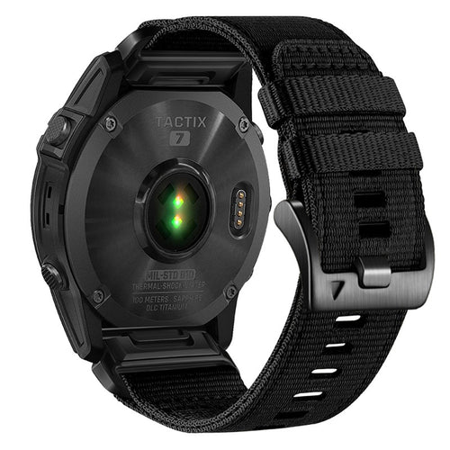 Curea pentru Garmin Instinct 2S Solar, Techsuit Watchband QuickFit 20mm (W070), negru