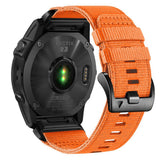 Curea pentru Garmin Fenix 6X/6X Pro, Techsuit Watchband QuickFit 26mm (W070), portocaliu