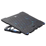 Havit Cooling Pad (F2076), pentru Laptop 17, 2 x USB, 1200, 2400rpm, 20dB, 5 Fans, reglabil, Negru