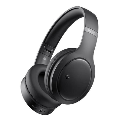 Casti wireless Havit Casti Wireless (H633BT), Bluetooth 5.1, 350mAh, Multipoint, HD Stereo Sound, negru