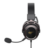 Casti gaming Havit (H2008d), 3.5mm Jack, Detasabil Microphone, Reglabil, negru;rosu