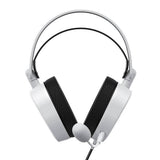 Casti gaming Havit Wired (H2038U), USB, Lumini RGB, Microphone, Surround Sound, alb