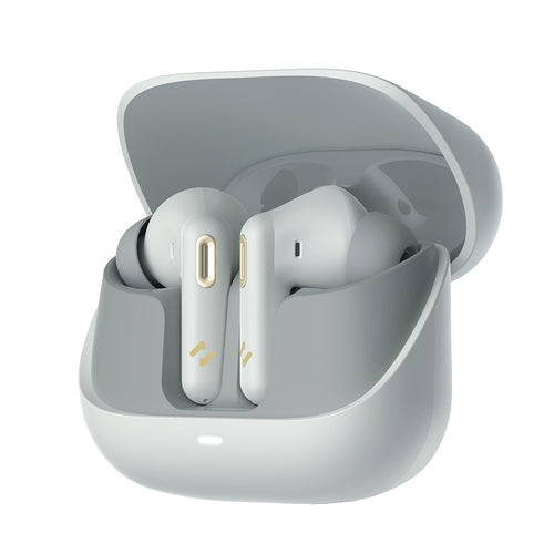 Casti wireless Havit (TW906 Pro), Bluetooth 5.3, cu Microfon, TWS, ANC, Type-C, 300mAh, gri