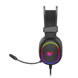 Casti gaming Havit Gamenote H2016d, pentru Gaming, cu Microphone, RGB, USB, Jack 3.5mm, negru