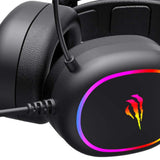 Casti gaming Havit Gamenote H2016d, pentru Gaming, cu Microphone, RGB, USB, Jack 3.5mm, negru