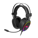 Casti gaming Havit Gamenote H2016d, pentru Gaming, cu Microphone, RGB, USB, Jack 3.5mm, negru