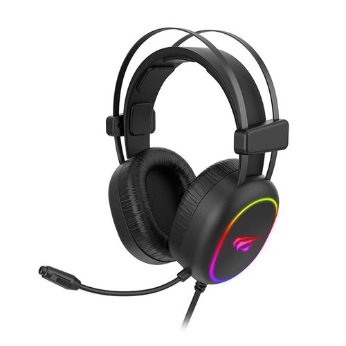 Casti gaming Havit Gamenote H2016d, pentru Gaming, cu Microphone, RGB, USB, Jack 3.5mm, negru