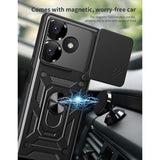 Husa pentru Xiaomi Redmi 13, Techsuit CamShield Series, albastru