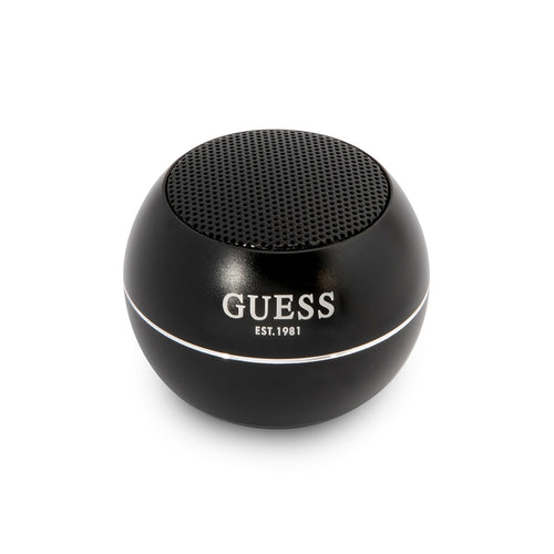 Boxa portabila Guess Wireless Mini Speaker (Guwsalgek), Bluetooth 5.0, 3W, 300mAh, 4H, negru