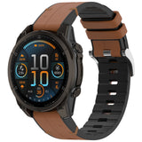 Curea pentru Garmin Instinct 2S Solar, Techsuit Watchband QuickFit 20mm (W071), maro