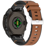 Curea pentru Garmin Fenix 5/6/6 Pro, Techsuit Watchband QuickFit 22mm (W071), maro