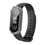 Husa smartwatch pentru Xiaomi Mi Band 5, Techsuit, transparenta