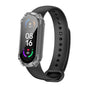 Husa smartwatch pentru Xiaomi Mi Band 5, Techsuit, transparenta