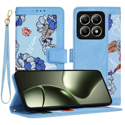 Husa pentru Xiaomi 14T, Techsuit FlipCraft, bleu