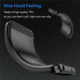 Husa pentru Honor Magic7 Pro, Techsuit Carbon Silicone, albastru