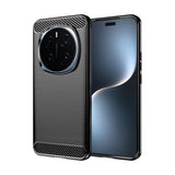Husa pentru Honor Magic7 Pro, Techsuit Carbon Silicone, albastru