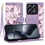 Husa pentru Xiaomi 14T Pro, Techsuit FlipCraft, mov