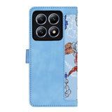 Husa pentru Xiaomi 14T Pro, Techsuit FlipCraft, bleu