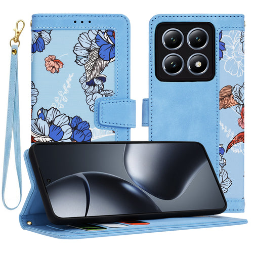Husa pentru Xiaomi 14T Pro, Techsuit FlipCraft, bleu
