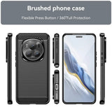Husa pentru Honor X5b, Techsuit Carbon Silicone, albastru