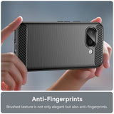 Husa pentru Google Pixel 9a, Techsuit Carbon Silicone, albastru