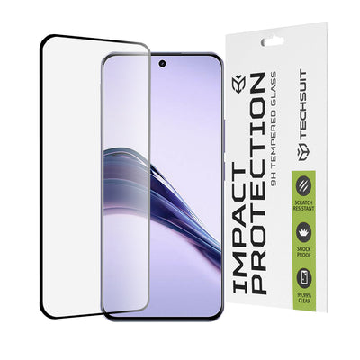 Folie de protectie pentru Realme 13 Pro, Techsuit 111D Full Cover / Full Glue Glass / 3D Curved Screen