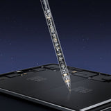 Stylus pen Techsuit Premium (C10 Pro), pentru iPad 2018+, Digital Magnetic Charging, Capacitive, negru/transparenta