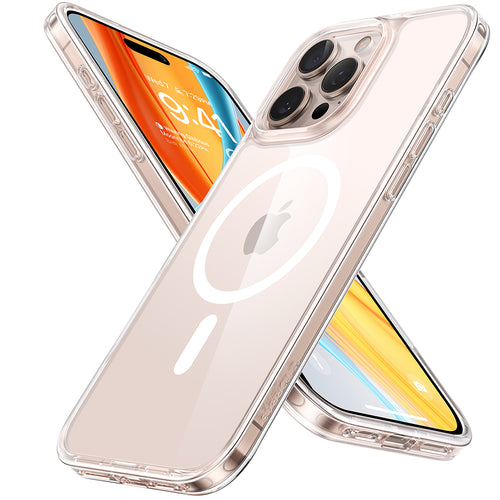 Husa pentru iPhone 16 Pro, Torras Diamond MagSafe Series, transparenta