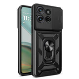 Husa pentru Motorola Moto G75, Techsuit CamShield Series, albastru
