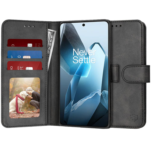 Husa pentru OnePlus 13, Techsuit Diary Book, negru