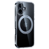 Husa pentru iPhone 16, Torras Ostand Pro MagSafe Series, transparenta