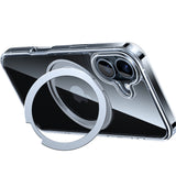 Husa pentru iPhone 16, Torras Ostand Pro MagSafe Series, transparenta