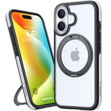 Husa pentru iPhone 16 Plus, Torras Ostand R Fusion MagSafe Series, negru
